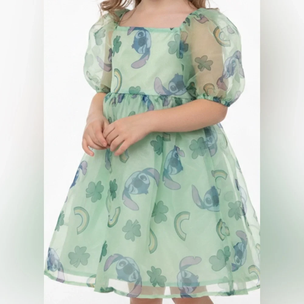 Disney Stitch Mint Green Dress - Picture 2 of 7